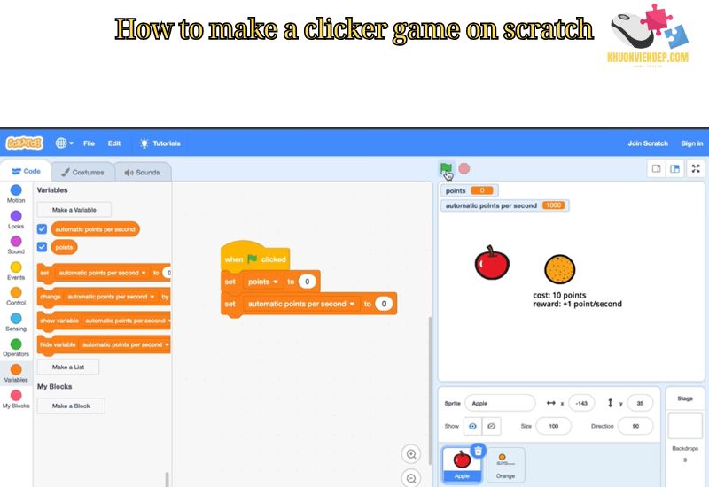 How to Make a Clicker Game on Scratch: A Step-by-Step Guide for Beginners